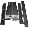 StarTech.com 2-Post 8U Desktop-Server-Rack, kleines Open-Frame 19-Zoll-Computer-Rack, kompaktes Netzwerk-Rack für AV-/Studio-/Daten-/IT-Equipment – freistehendes Zwei-Pfosten-Rack für Zuhause/Büro