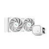 All-in-One-Flüssigkeitskühler DeepCool LE520 WH – 120-mm-Lüfter, 220 W TDP, Weiß, unterstützt LGA 1150/1151/1155/1200/1700 und AM4/AM5