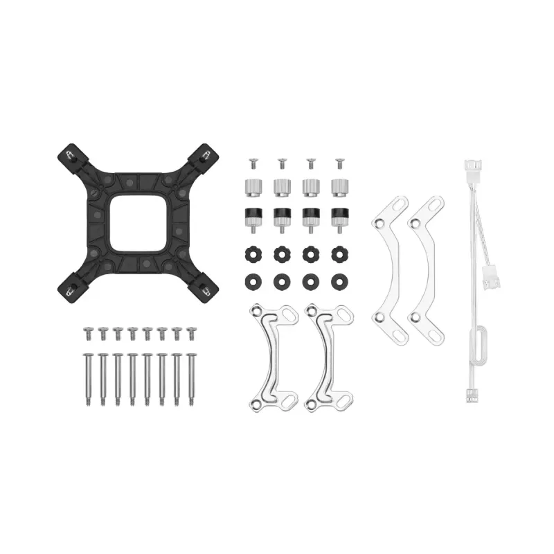 All-in-One-Flüssigkeitskühler DeepCool LE520 WH – 120-mm-Lüfter, 220 W TDP, Weiß, unterstützt LGA 1150/1151/1155/1200/1700 und AM4/AM5