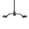 StarTech.com 1m Robustes USB-Multi-Ladekabel, USB auf Lightning/Micro-USB/Type-C, Apple MFi zertifiziert, Aramid-Mantel, universelles 3-in-1 USB-Ladekabel für iPhone/iPad/Android
