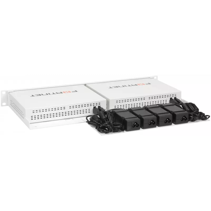 Montagehalterung Rackmount.IT RM-FR-T20 1U Weiß 482 mm