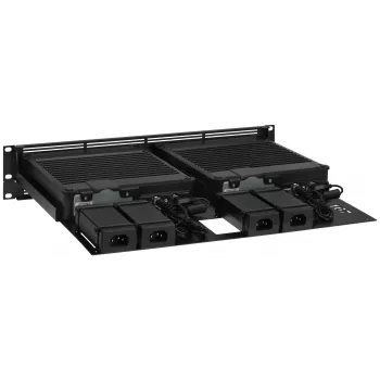 Montagehalterung Rackmount.IT RM-PA-T10 1,3HE Schwarz 483 mm