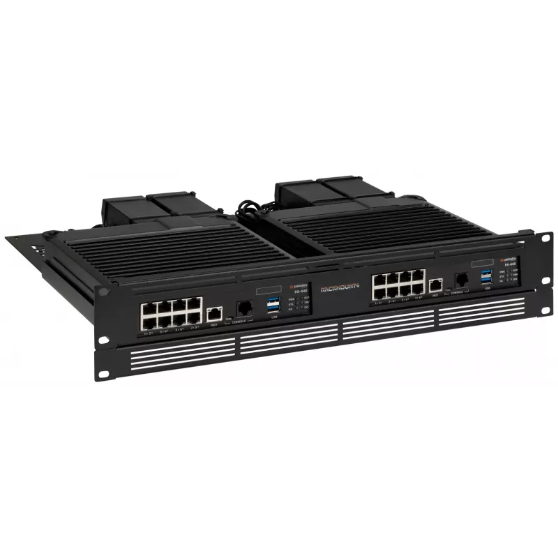 Montagehalterung Rackmount.IT RM-PA-T10 1,3HE Schwarz 483 mm