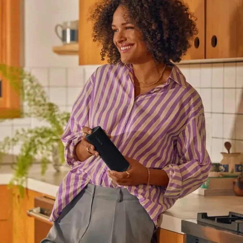 Stereo tragbarer Lautsprecher Sonos Roam 2 Schwarz