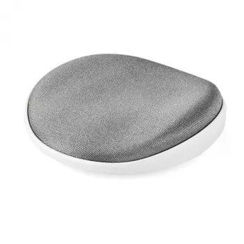 StarTech.com Handgelenkauflage - Ergonomisch - Gleitend - Silber, Silber, Weiß, Schaumstoff, Mesh, Kunststoff, 142 mm, 170 mm, 30 mm, 56 g