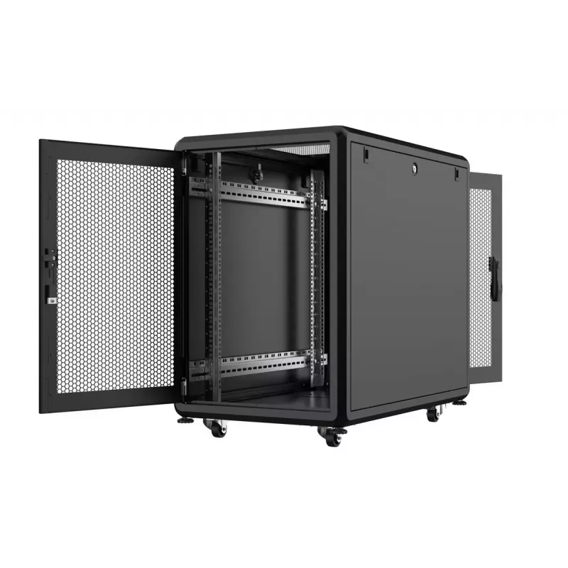 Rack Cabinet Lanview RSL16U61BL 16U Schwarz 600 kg IP20