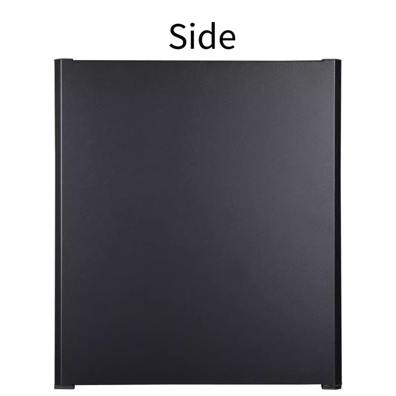 Wandmontagerack LOGON RWM12U45BL 12U Schwarz Schlüsselschloss Kabelmanagement