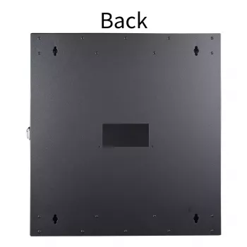 Wandmontierter Rack LOGON RWMD12UBL 12U Schwarz 80 kg Tragfähigkeit
