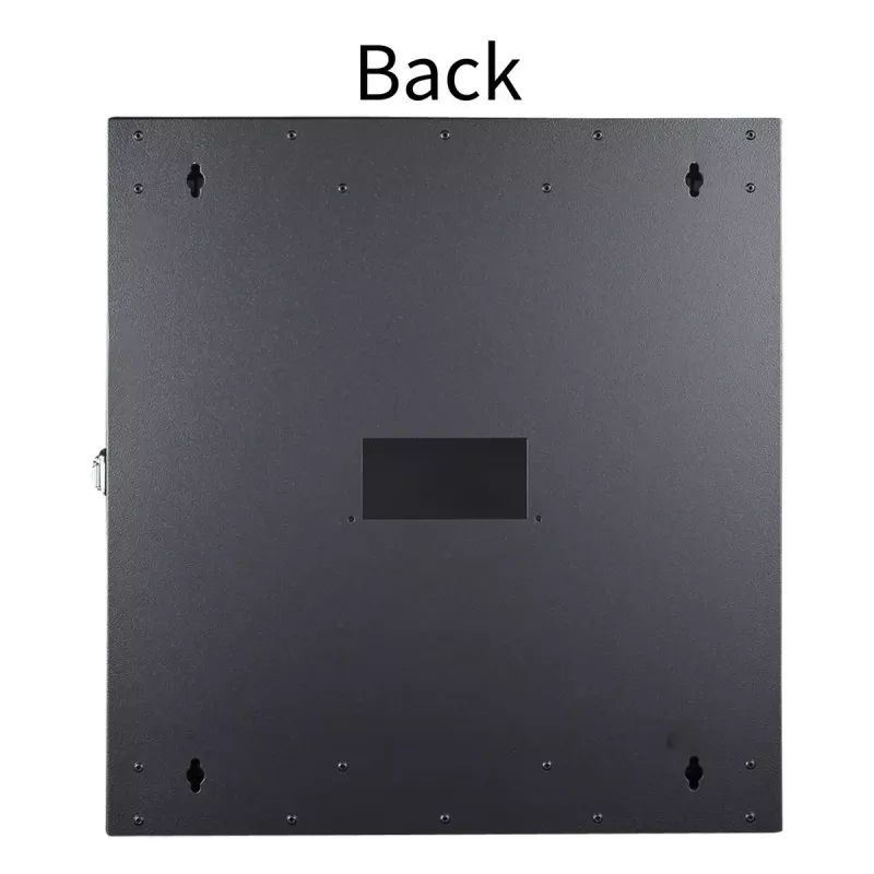 Wandmontierter Rack LOGON RWMD12UBL 12U Schwarz 80 kg Tragfähigkeit