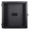 Wandmontierter Rack LOGON RWMD12UBL 12U Schwarz 80 kg Tragfähigkeit