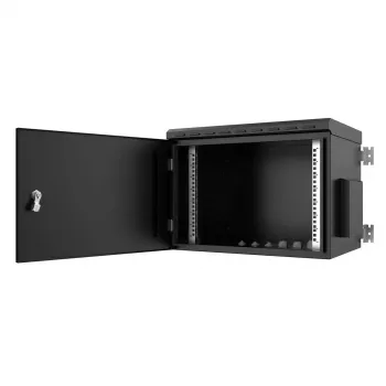 Rack-Schrank Lanview RWMIP55W07U45B 7U Schwarz IP55 26kg