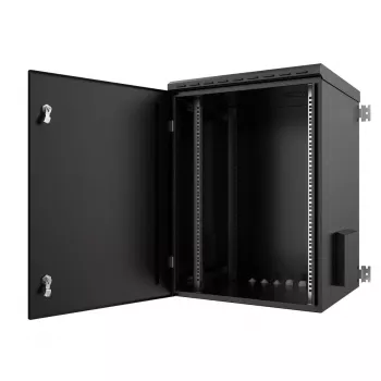 Rack-Schrank Lanview RWMIP55W16U60B 16U IP55 Schwarz 46kg