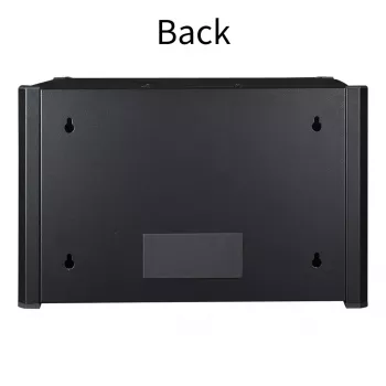 Wandmontierter Schrank LOGON RWP07U45BL 7U Schwarz Schlüsselschloss
