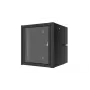 Lanview RWP12U45BL-D Rack-Schrank 12U Wandmontage-Rack Schwarz