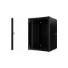 Lanview RWP16U45BL-D Rackschrank 16HE Wandmontage Rack Schwarz