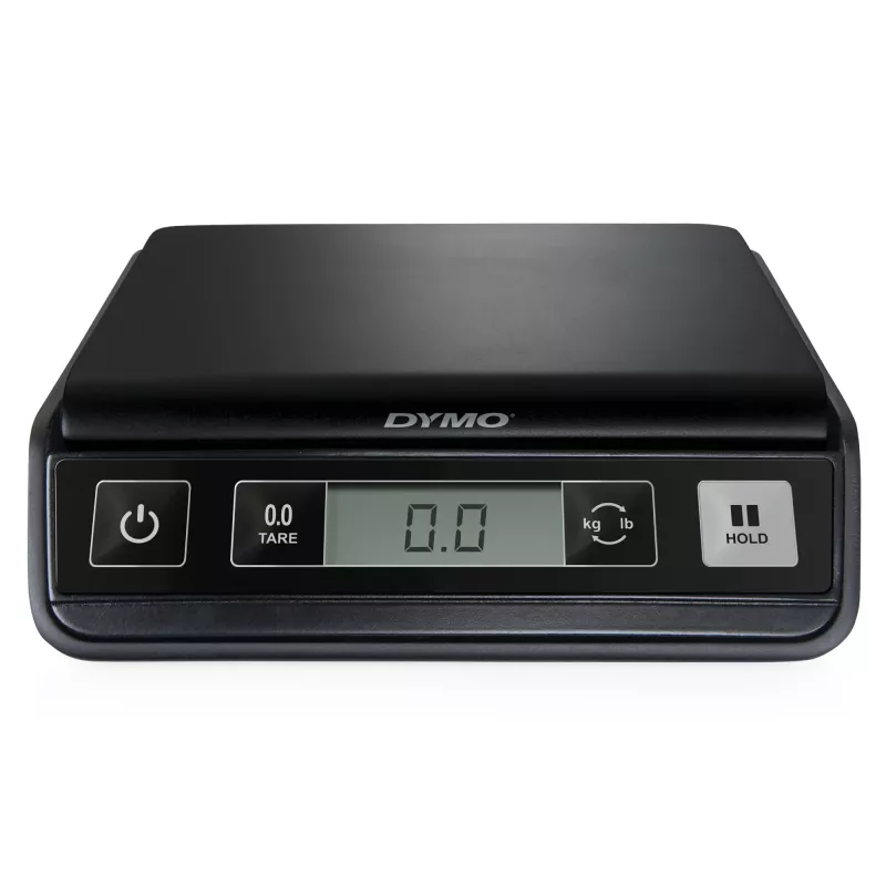DYMO M2 Digitale Versandwaage | 2 kg Kapazität USB Postwaage | Kompakte Größe 18,5 cm L x 16,1 cm B x 4,4 cm H