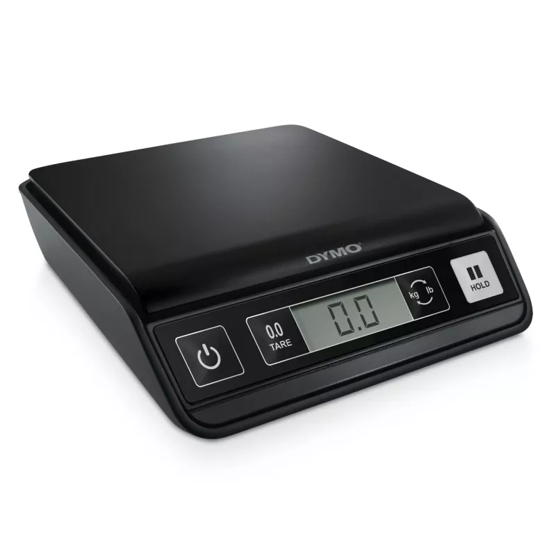 DYMO M2 Digitale Versandwaage | 2 kg Kapazität USB Postwaage | Kompakte Größe 18,5 cm L x 16,1 cm B x 4,4 cm H