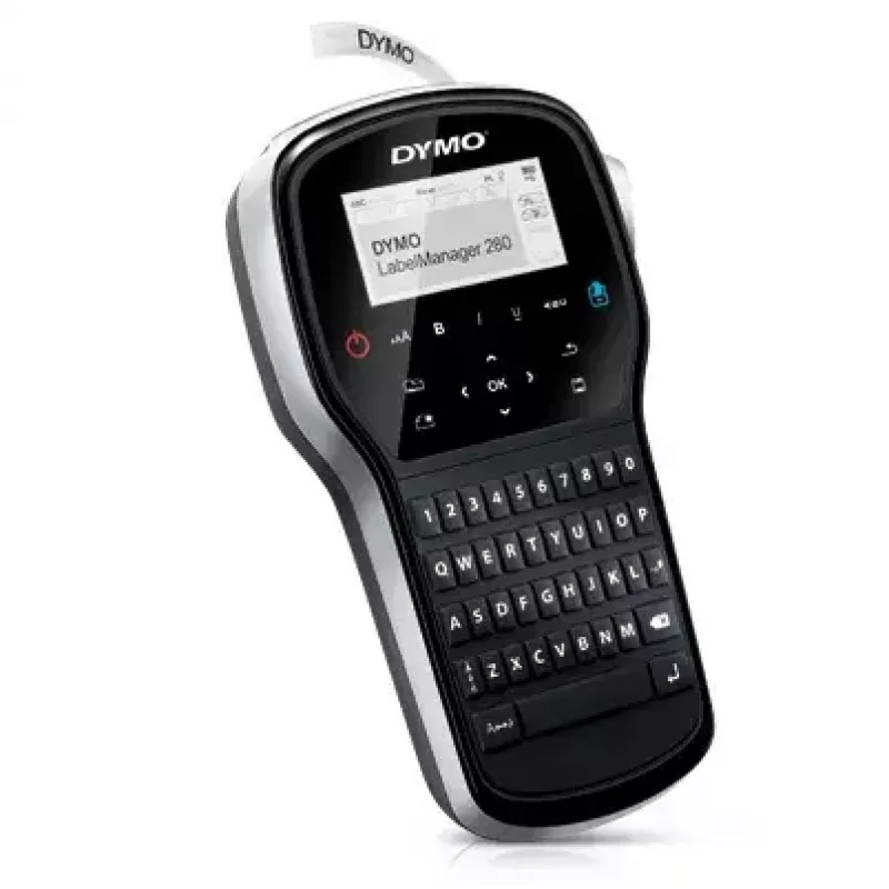 Etikettendrucker Dymo LabelManager 280 — Thermotransfer, D1-Band 6/9/12 mm, wiederaufladbar, LCD, QWERTY