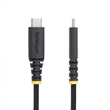 StarTech.com 1,8 m (2 m) USB-C-Ladekabel, robust und ultra-flexibel, 240 W (5 A) PD EPR, USB 2.0 Laptop-Ladekabel, USB-IF-zertifiziert, strapazierfähiges USB-C-Ladekabel