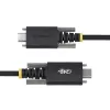 StarTech.com 2 m USB-C-Ladekabel, seitliche Schraubverriegelung, 240 W (5 A) PD EPR, zweischichtiger Silikon-/Flechtmantel, USB-2.0-Laptop-Ladekabel, USB-IF-zertifiziert, robustes USB-C-Ladekabel
