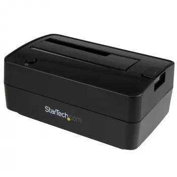 StarTech.com Single Bay USB 3.1 / eSATA to SATA Festplatten-Dockingstation, USB 3.1 (10 Gbit/s) Festplatten-Dock, Externe 2.5/3.5 Zoll SATA III HDD/SSD Dockingstation, Top-Loading Festplattenschacht