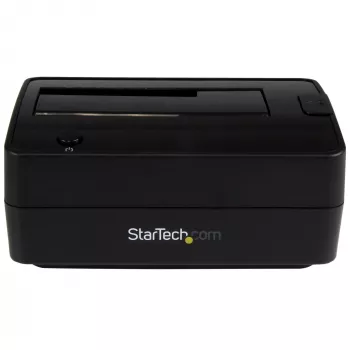 StarTech.com Single Bay USB 3.1 / eSATA to SATA Festplatten-Dockingstation, USB 3.1 (10 Gbit/s) Festplatten-Dock, Externe 2.5/3.5 Zoll SATA III HDD/SSD Dockingstation, Top-Loading Festplattenschacht