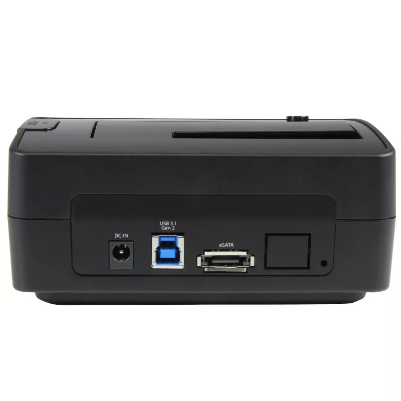 StarTech.com Single Bay USB 3.1 / eSATA to SATA Festplatten-Dockingstation, USB 3.1 (10 Gbit/s) Festplatten-Dock, Externe 2.5/3.5 Zoll SATA III HDD/SSD Dockingstation, Top-Loading Festplattenschacht