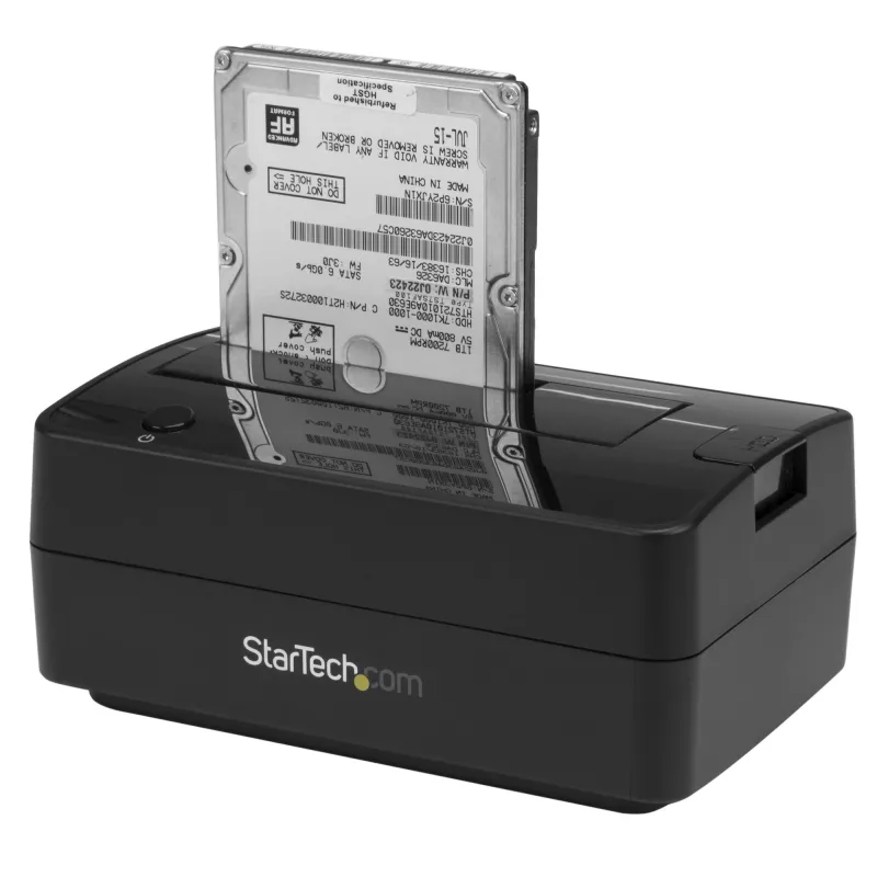 StarTech.com Single Bay USB 3.1 / eSATA to SATA Festplatten-Dockingstation, USB 3.1 (10 Gbit/s) Festplatten-Dock, Externe 2.5/3.5 Zoll SATA III HDD/SSD Dockingstation, Top-Loading Festplattenschacht