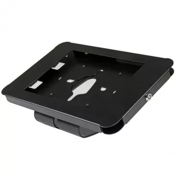 StarTech.com Sichere Tablet-Halterung - Schreibtisch- oder Wandmontage, Schwarz, 24,6 cm (9,7 Zoll), 9,7 Zoll iPad, Stahl, 1,3 cm, Schlüssel