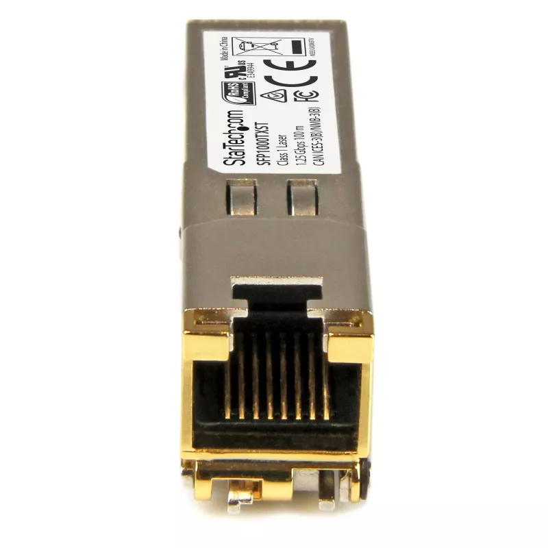 StarTech.com MSA-konformes SFP-Transceiver-Modul - 1000BASE-TX~MSA uncodiertes SFP-Modul - 1000BASE-TX - SFP auf RJ45 Cat6/Cat5e - 1GE Gigabit Ethernet SFP - RJ-45 100 m