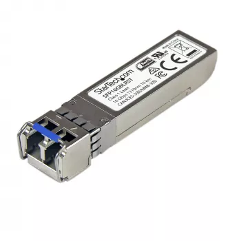 StarTech.com MSA-konformes SFP+-Transceiver-Modul - 10GBASE-LR ~ MSA-unverschlüsseltes SFP+-Modul - 10GBASE-LR - 10GbE Singlemode-Glasfaser (SMF) Optischer Transceiver - 10GE Gigabit Ethernet SFP+ - LC 10km - 1310nm - DDM