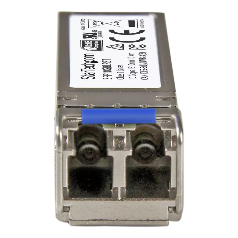 StarTech.com MSA-konformes SFP+-Transceiver-Modul - 10GBASE-LR ~ MSA-unverschlüsseltes SFP+-Modul - 10GBASE-LR - 10GbE Singlemode-Glasfaser (SMF) Optischer Transceiver - 10GE Gigabit Ethernet SFP+ - LC 10km - 1310nm - DDM