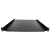 StarTech.com 1U Server-Rack-Einlegeboden – universeller auskragender Rack-Mount-Einlegeboden für 19-Zoll-Netzwerkausrüstungs-Rack und -Schrank – langlebiges Design – Tragfähigkeit 55 lb/25 kg – 20 Zoll tiefes Fach