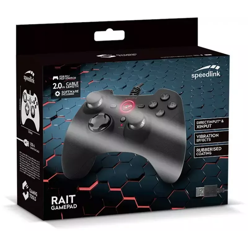 Gamepad SPEEDLINK RAIT Schwarz