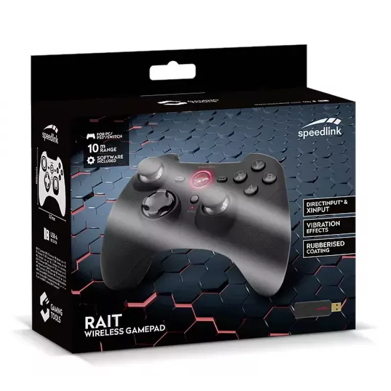 Gamepad SPEEDLINK RAIT Schwarz RF