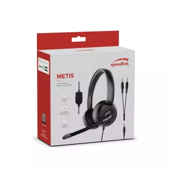 Kopfhörer SPEEDLINK METIS Kabelgebunden Gaming Schwarz