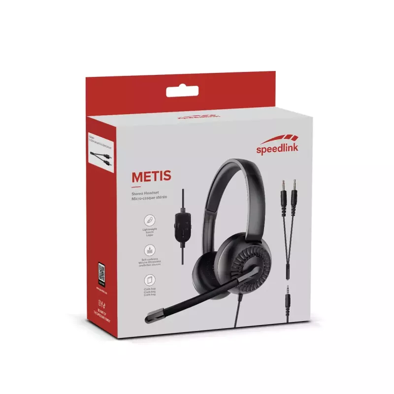 Kopfhörer SPEEDLINK METIS Kabelgebunden Gaming Schwarz