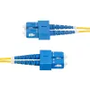 StarTech.com 3m SC zu SC (UPC) OS2 Singlemode Duplex Glasfaserkabel, 9/125µm, 40G/100G Zipcord, biegeunempfindlich, geringe Einfügedämpfung – LSZH Glasfaser-Patchkabel