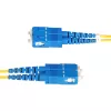 StarTech.com 3m LC zu SC (UPC) OS2 Singlemode Duplex Glasfaserkabel, 9/125µm, 100G, biegeunempfindlich, geringe Einfügedämpfung – LSZH Glasfaser-Patchkabel