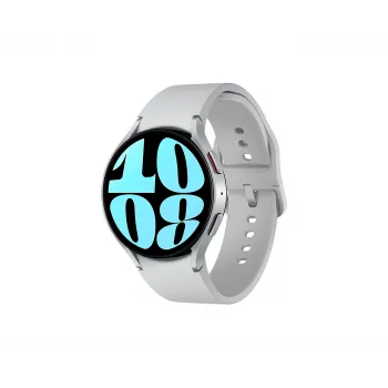 Samsung Galaxy Watch6 SM-R940NZSADBT Smartwatch / Sportuhr 3,81 cm (1,5 Zoll) OLED 44 mm Digital 480 x 480 Pixel Touchscreen Silber WLAN GPS (Satellit)