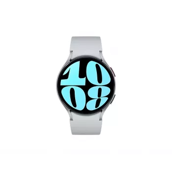 Samsung Galaxy Watch6 SM-R940NZSADBT Smartwatch / Sportuhr 3,81 cm (1,5 Zoll) OLED 44 mm Digital 480 x 480 Pixel Touchscreen Silber WLAN GPS (Satellit)