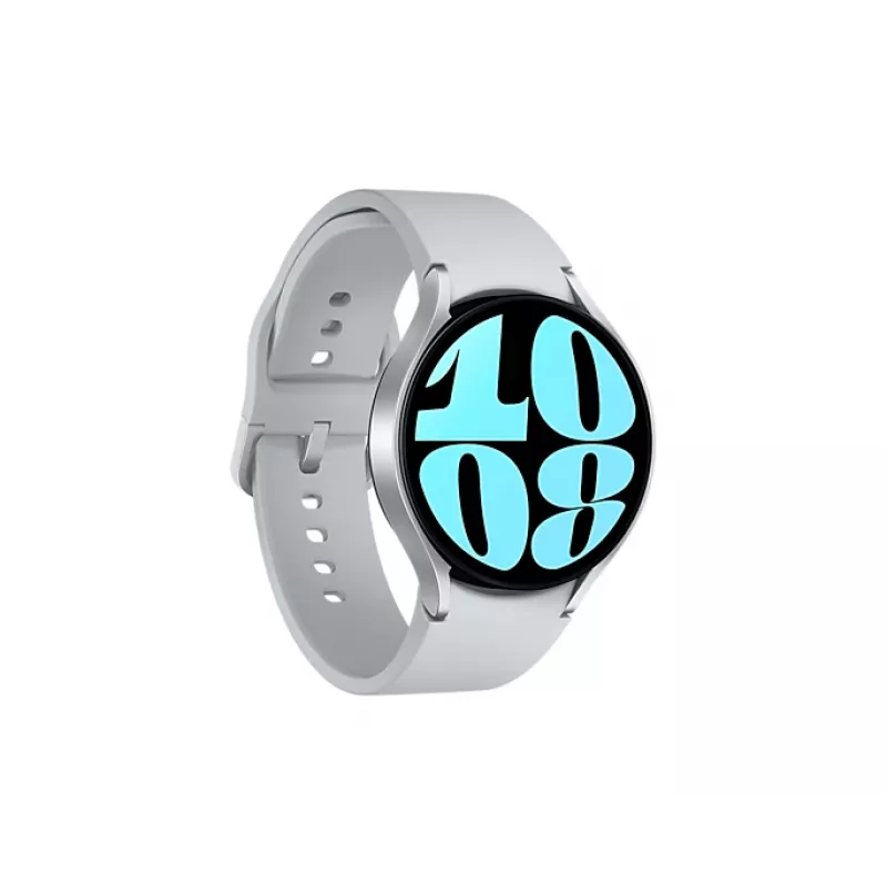 Samsung Galaxy Watch6 SM-R940NZSADBT Smartwatch / Sportuhr 3,81 cm (1,5 Zoll) OLED 44 mm Digital 480 x 480 Pixel Touchscreen Silber WLAN GPS (Satellit)