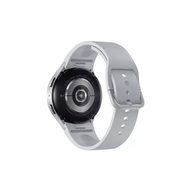 Samsung Galaxy Watch6 SM-R940NZSADBT Smartwatch / Sportuhr 3,81 cm (1,5 Zoll) OLED 44 mm Digital 480 x 480 Pixel Touchscreen Silber WLAN GPS (Satellit)