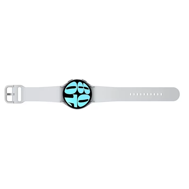 Samsung Galaxy Watch6 SM-R940NZSADBT Smartwatch / Sportuhr 3,81 cm (1,5 Zoll) OLED 44 mm Digital 480 x 480 Pixel Touchscreen Silber WLAN GPS (Satellit)