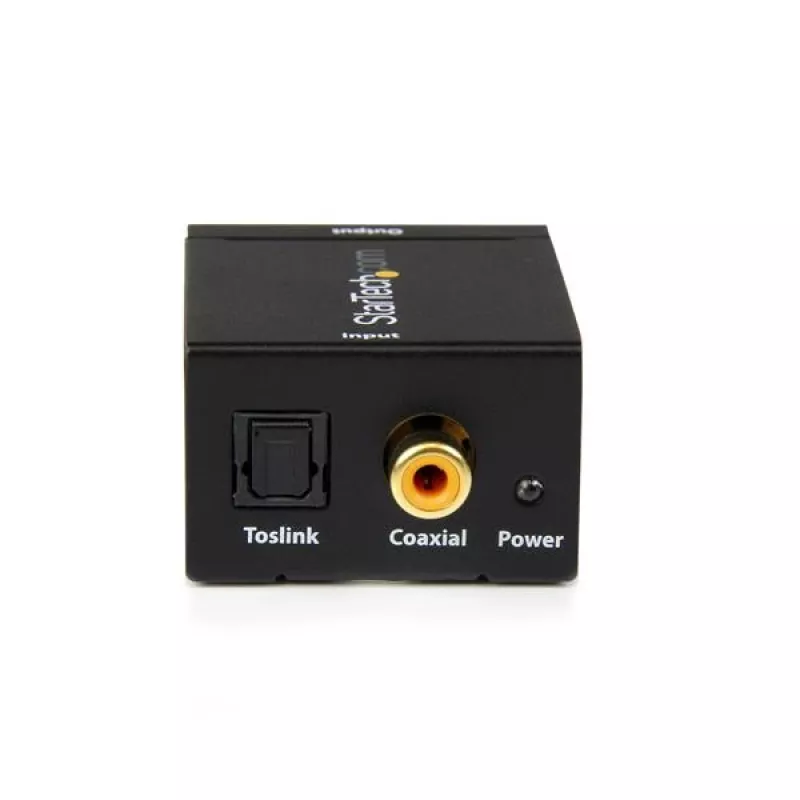 StarTech.com SPDIF Digitaler Koaxial- oder Toslink-Optik- auf Stereo-RCA-Audiokonverter