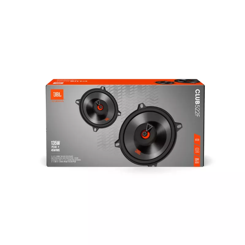 JBL Club 522F Autolautsprecher Rund 2-Wege 135 W 2 Stk.
