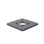 Ergonomic Solutions SpacePole POS 150x150mm Grundplatte 5mm, POS-Platte, Schwarz, Metall, 150 mm, 150 mm, 12 mm