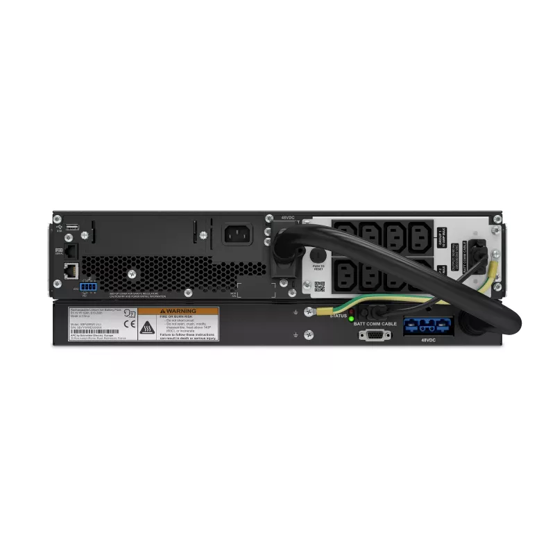 APC Smart-UPS On-Line, 1500VA, Rackmount 3U, 230V, 8x C13 IEC-Ausgänge, SmartSlot, verlängerte Überbrückungszeit, mit Rackschienen, mit externem Lithium-Ionen-Akku