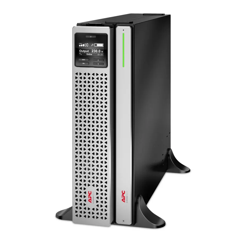 APC Smart-UPS On-Line, 1500VA, Rackmount 3U, 230V, 8x C13 IEC-Ausgänge, SmartSlot, verlängerte Überbrückungszeit, mit Rackschienen, mit externem Lithium-Ionen-Akku