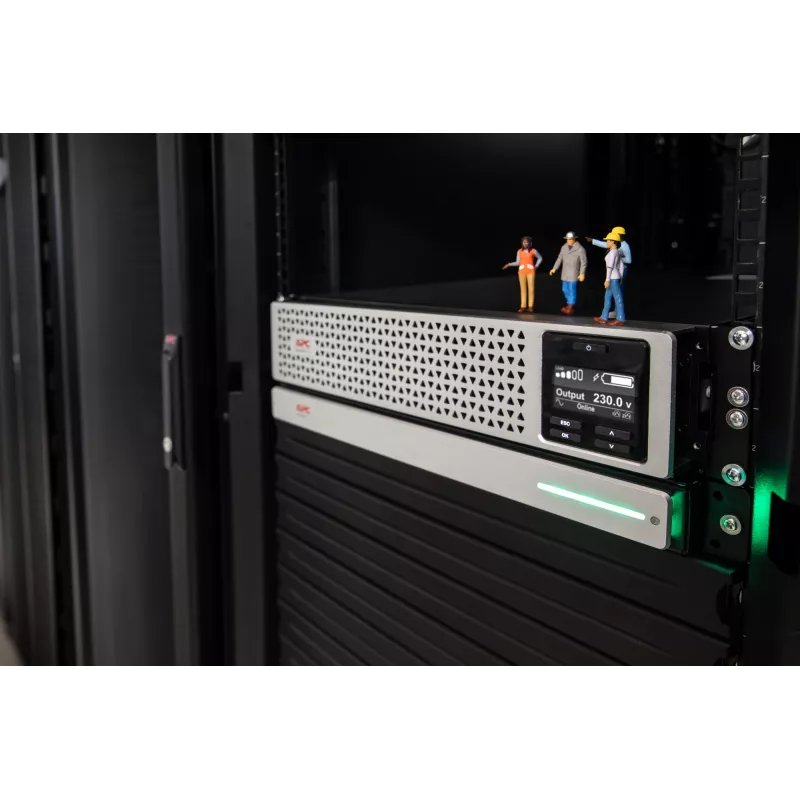 APC Smart-UPS On-Line, 1500VA, Rackmount 3U, 230V, 8x C13 IEC-Ausgänge, SmartSlot, verlängerte Überbrückungszeit, mit Rackschienen, mit externem Lithium-Ionen-Akku